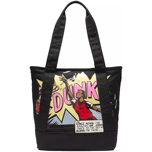 Jordan Tote Bag (34L), Color: Black Canvas