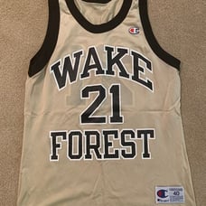 Wake Forest Men's Basketball Jersey 90s Vintage Tim Duncan Champion Size 40