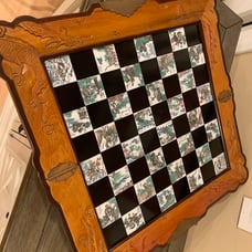 Complete Set Of Foldable Vintage Japanese Chess Samurai Warriors