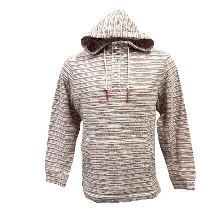 Tommy Bahama Men's North Beach Baja Beach Hoodie Coconut Size Large