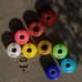NEW LED Quad Roller Skates Luminous White Wheels Radar Wheel Bag BLUE SET