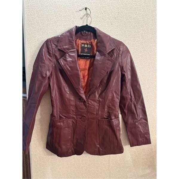 P.B.D. International leather jacket