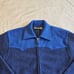 VTG BURTON SNOWBOARDS THERMALAYER ZIP SKI SNOW JACKET NAVY COBALT WOOL LG Women