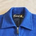 VTG BURTON SNOWBOARDS THERMALAYER ZIP SKI SNOW JACKET NAVY COBALT WOOL LG Women