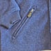 VTG BURTON SNOWBOARDS THERMALAYER ZIP SKI SNOW JACKET NAVY COBALT WOOL LG Women