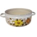VINTAGE ENAMEL DUTCH OVEN WOODBERRY COLLECTION PAINTED MEADOW EUC