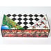 Handcrafted Wooden Peruvian Chess Set Portable Aztecs Mayans Incas vs Spanish
