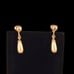Vintage Sarah Coventry signed faux pearl drop clip on earrings 2438