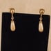 Vintage Sarah Coventry signed faux pearl drop clip on earrings 2438