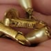 Vintage Sarah Coventry signed faux pearl drop clip on earrings 2438