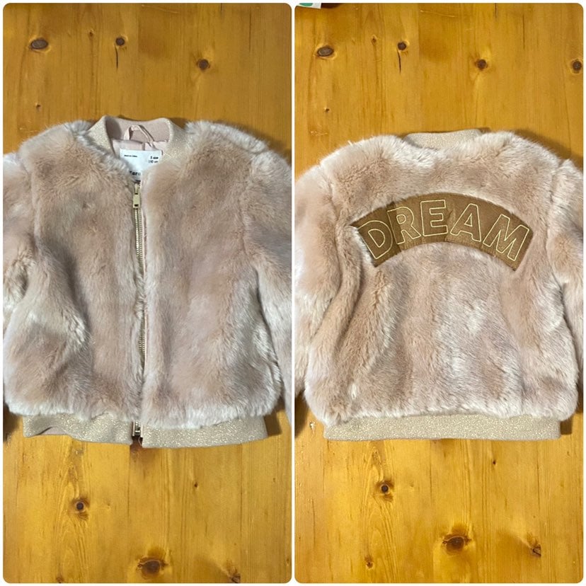 Zara Blush Teddy DREAM Coat