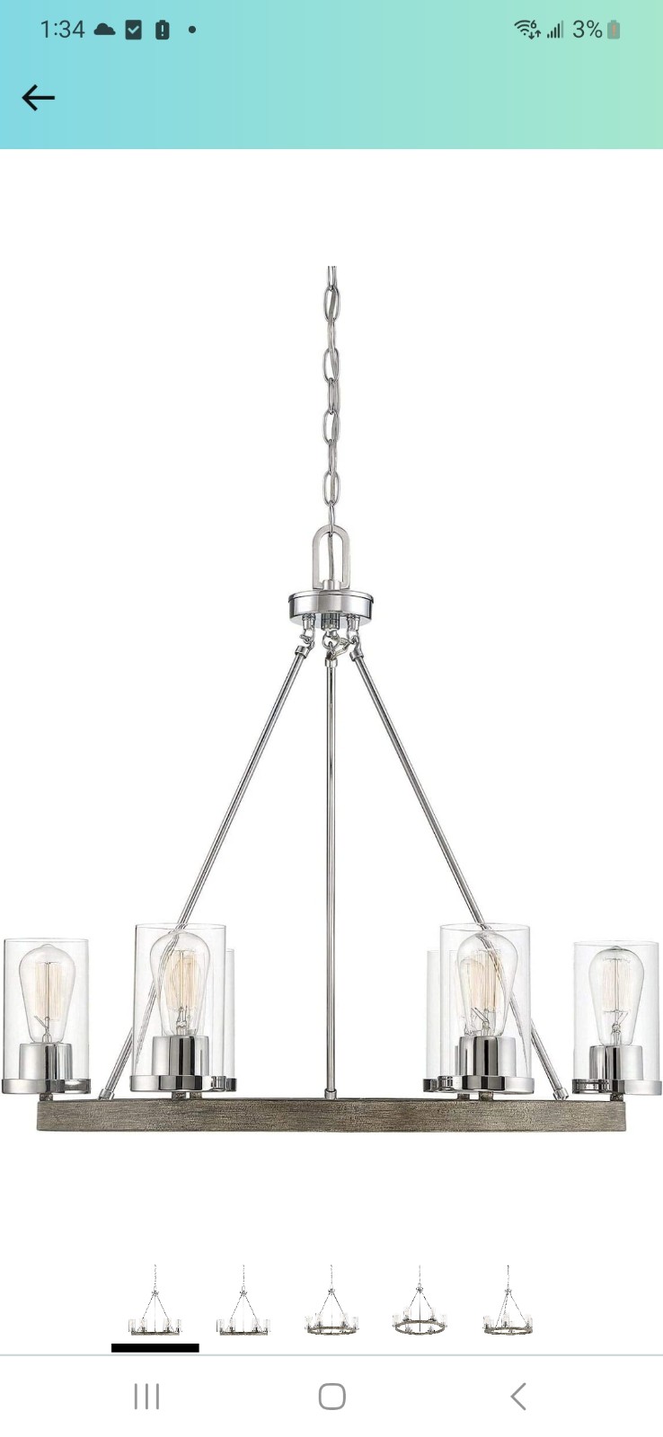 Tradewinds northwoods 5 light chandelier
