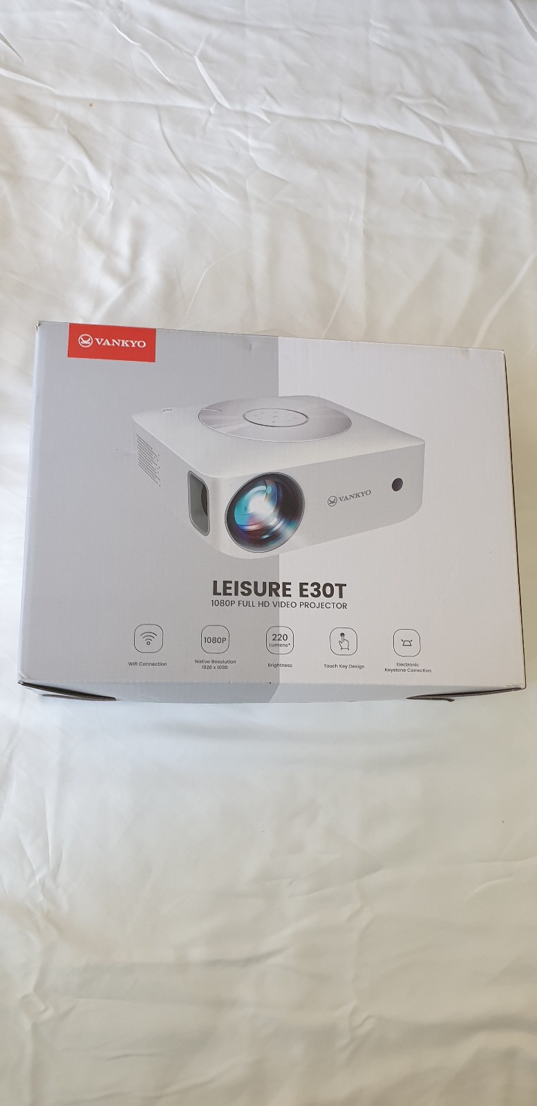 VANKYO Leisure 1080P Full HD Video Projector - E30T
