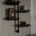 Industrial Pipe Shelving, Retro Rustic Wall Mounted Floating Shelves