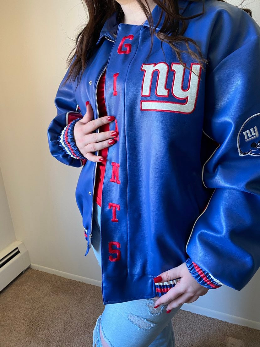 NY Giants leather jacket