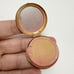 Vintage Dermetics Art Deco Gazelle Unknown Pink Shade Blush Mirror Compact