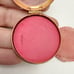 Vintage Dermetics Art Deco Gazelle Unknown Pink Shade Blush Mirror Compact