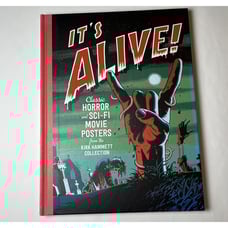 It's Alive! Horror & Sci-Fi Movie Posters HARDCOVER BOOK Kirk Hammett Peabody
