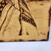 Vintage Native American Grandmother Wood Painting Burning Carving Hoehn 10x10