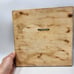 Vintage Native American Grandmother Wood Painting Burning Carving Hoehn 10x10