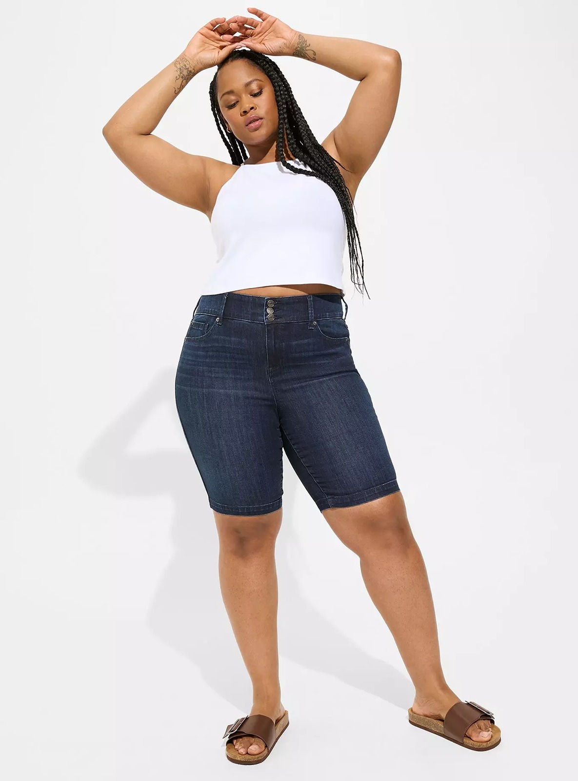 Torrid Jegging Bermuda Super Soft High Rise Shorts NWT Size 20