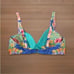NWT Johnny Was Water Tropic Tie Dye Twist Bikini Top & Hipster Bottoms Size XL