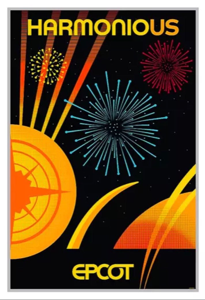 Epcot Harmonious Poster 300 LE