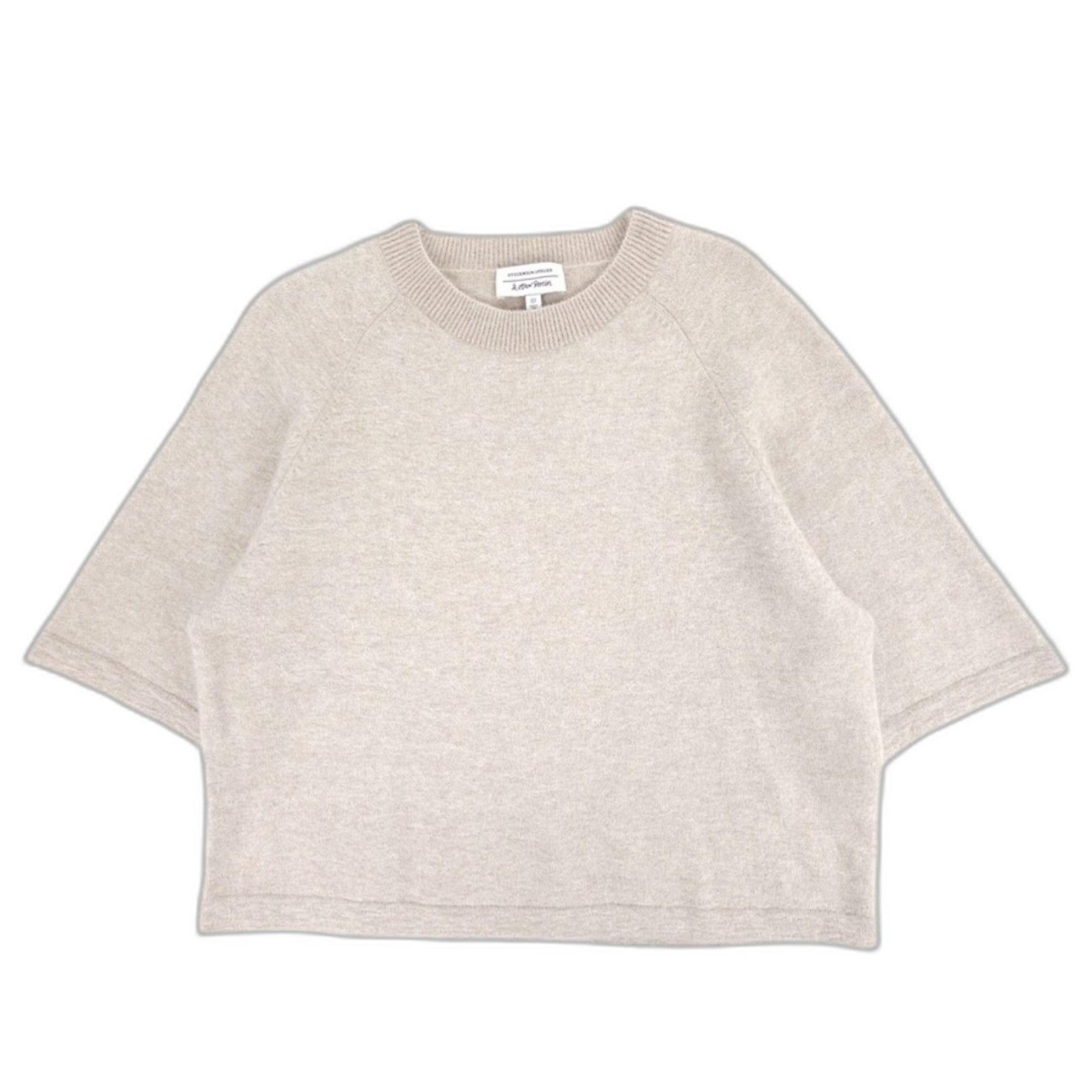 NEW & Other Stories Alpaca Knitted Sweater Oatmeal Old Money Minimal Luxury