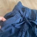 NWT Banana Republic Linen Blend Elastic Waist Tie Navy Shorts Sz 4