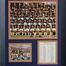 11x14 FRAMED 1985 CHICAGO BEARS TEAM
