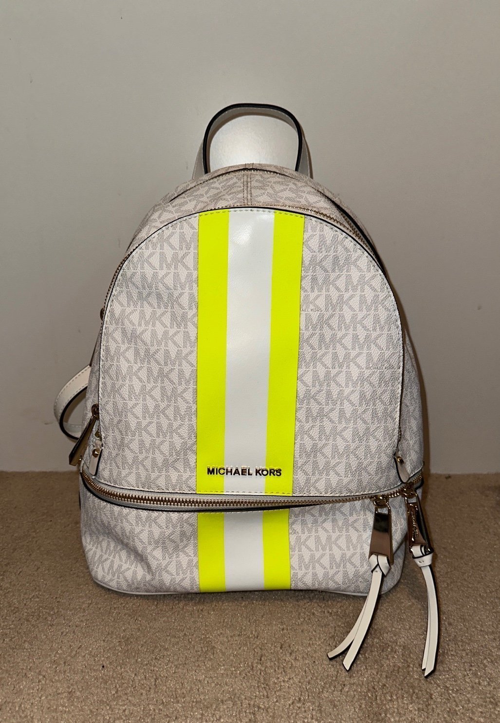 Michael Kors Striped Backpacks for Women Mercari