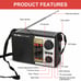 5in1 Emergency Radio Solar Phone Charger