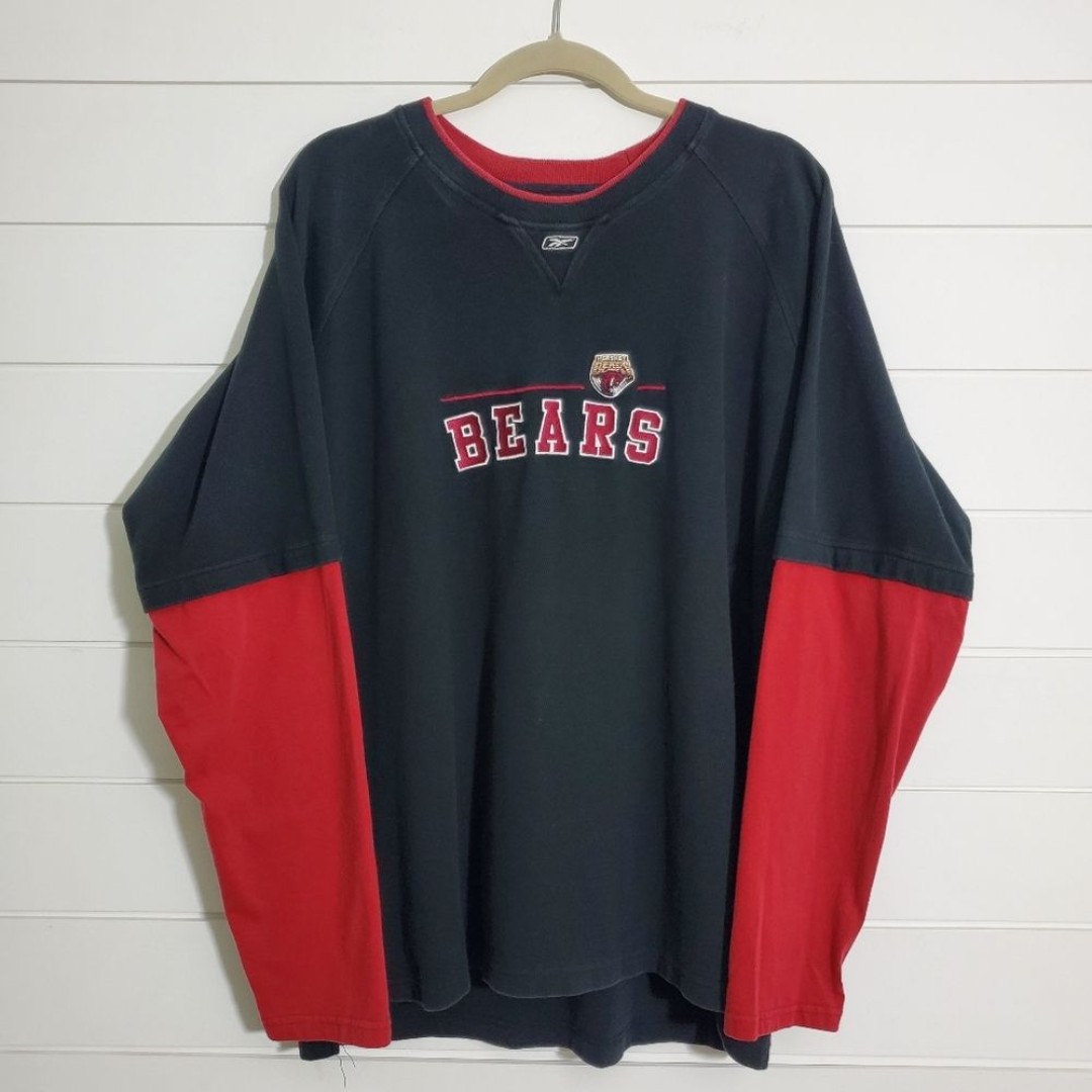 Reebok Hockey Face-off Apparel Chicago Bears Shirt. Size XL