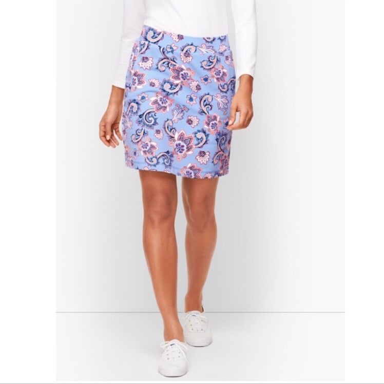 T by TALBOTS | EVERYDAY YOGA SKORT - PAISLEY