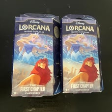 Disney Lorcana First Chapter Starter Deck x 2