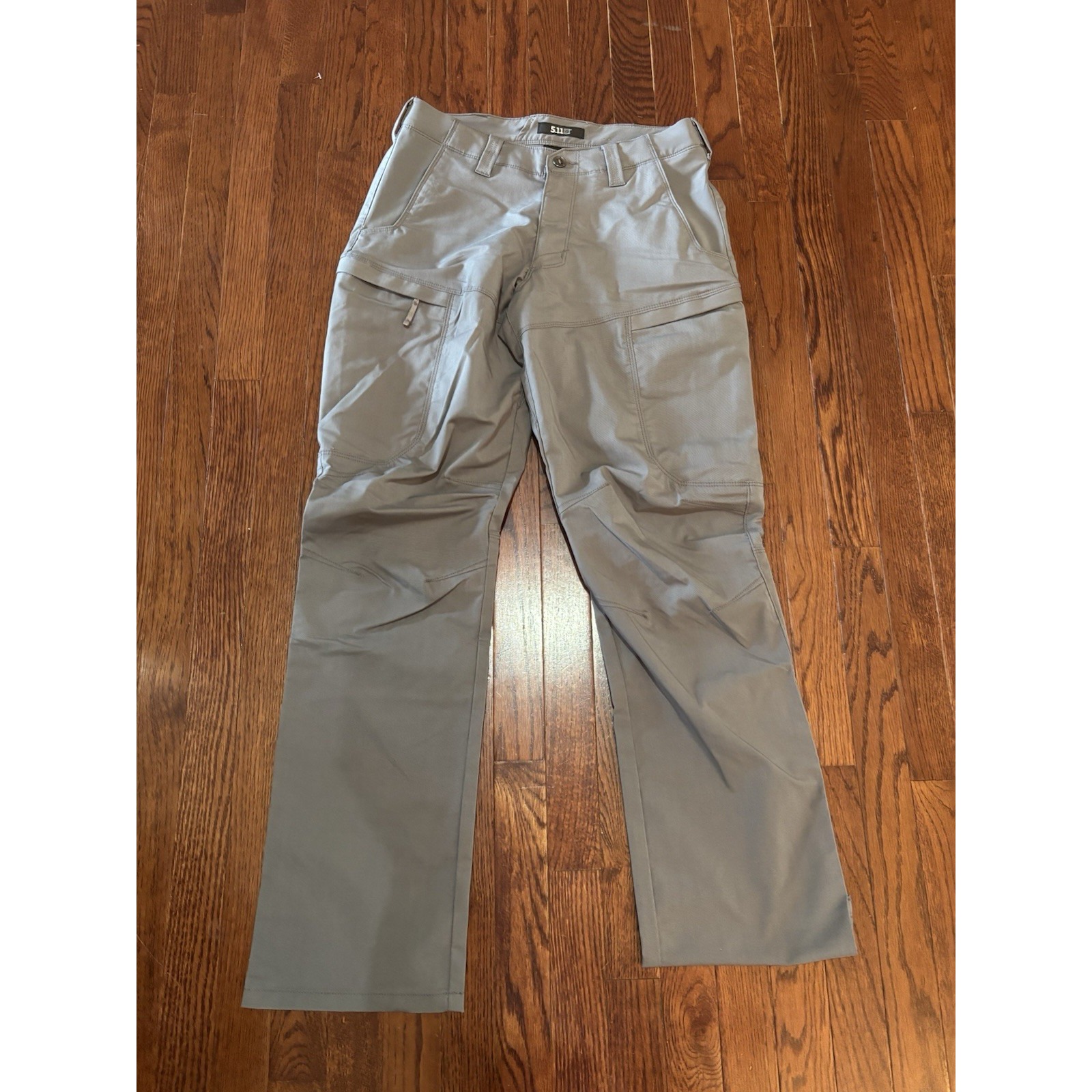 5.11 Tactical Cargo Pants Mens Gray Ripstop Canvas Size 32x34 TLBLIN-4389-1