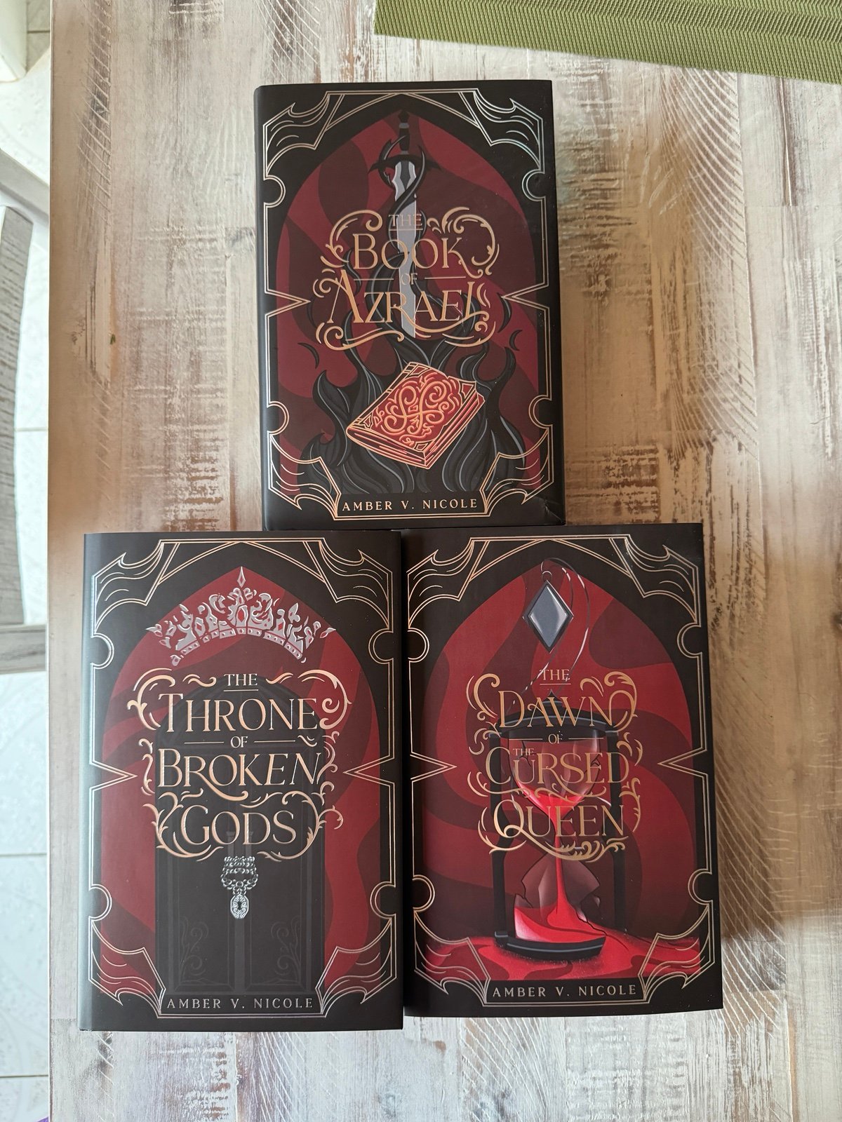 Fairyloot Gods and Monsters by Amber V. Nicole *The Book of Azrael Signed*