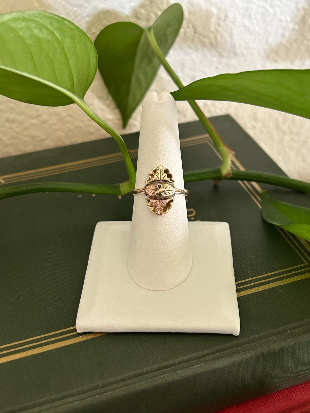 10K 12K Yellow Gold Black Hills Ring