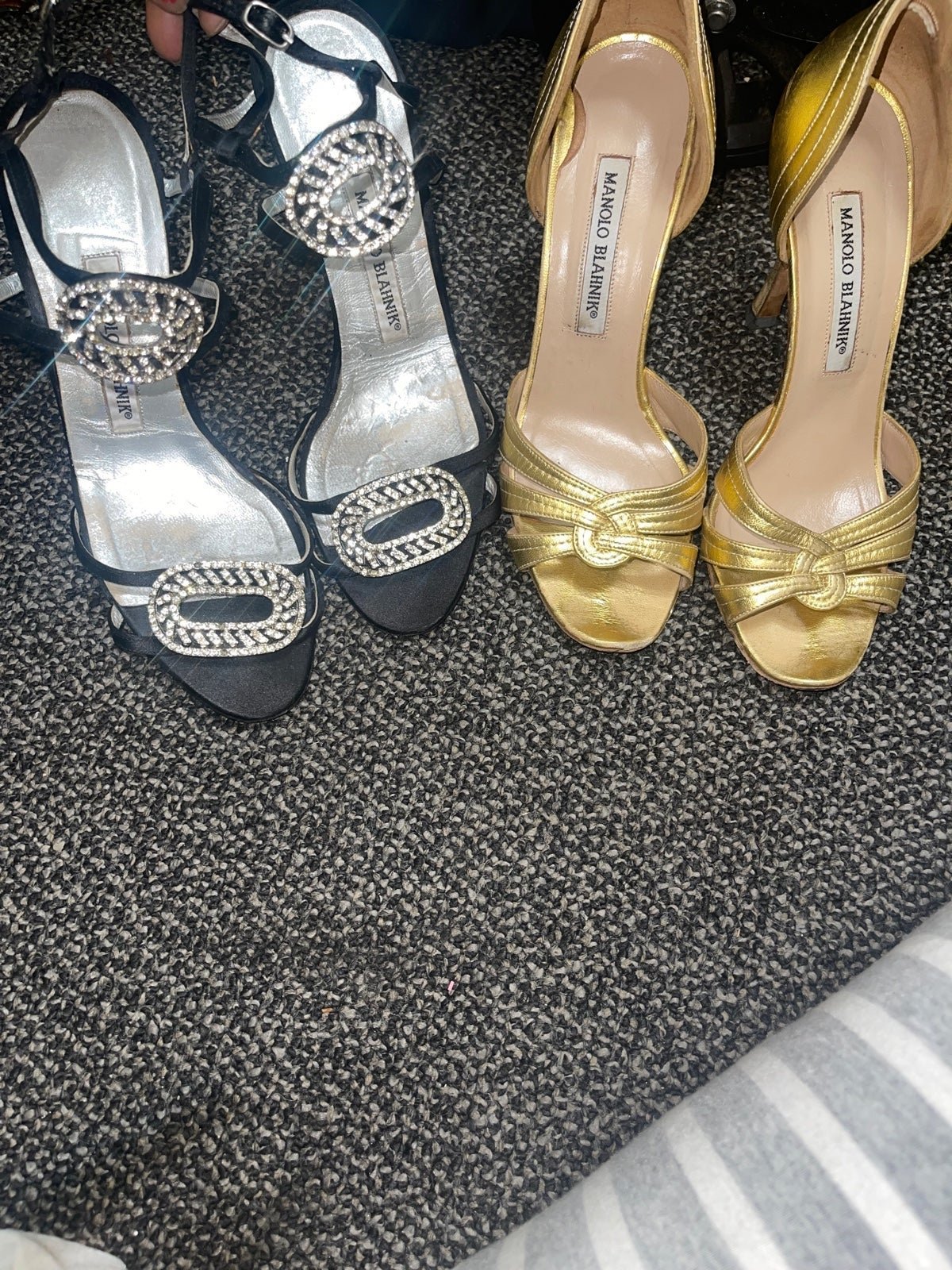 2 pairs manolo blahnik heels
