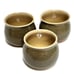 Hand Thrown Art Pottery Tea Set 5 Piece Moss Green Glaze Missing Pot Lid Signed