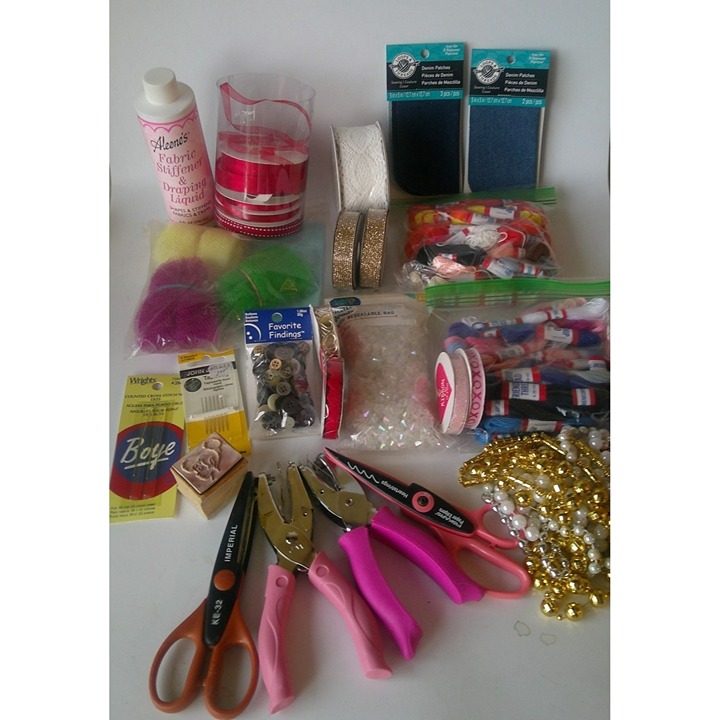 Crafting Supplies Bundle With Tools & Accessories For DIY Projects * AC03-L