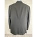 Profilo Black Pencil Striped 100% Wool 3 Button Blazer Jacket 43L