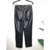Wilfred Womens 4 Melina Black Vegan Faux Leather Pants Straight Leg Smooth Sleek