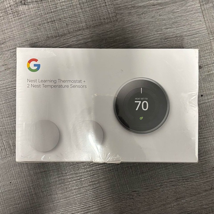 Google Nest Learning Thermostat (4th Gen) with Nest Temperature Sensor
