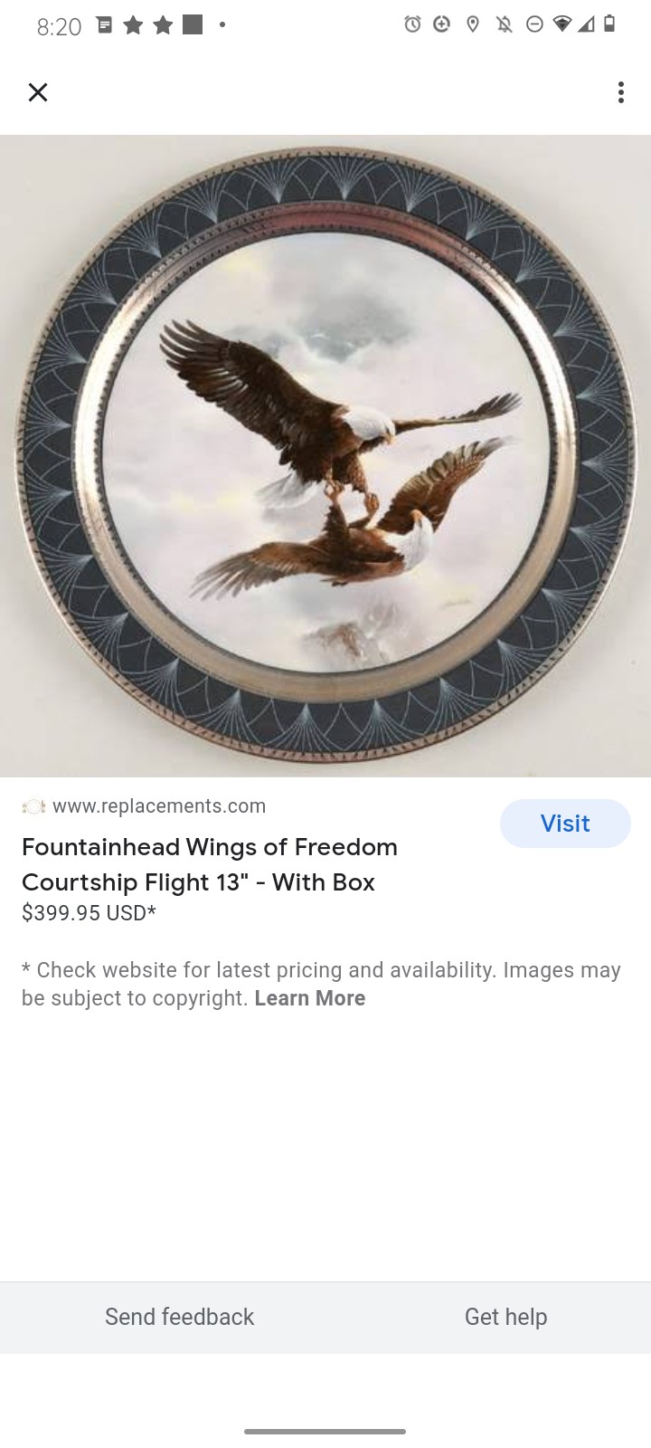 Collectors plate