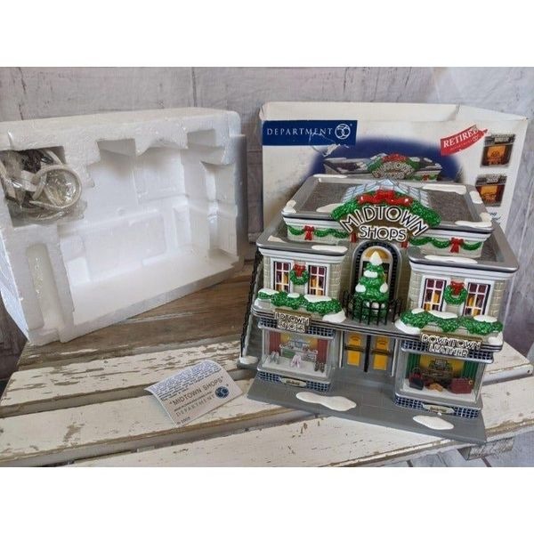Dept 56 55334 midtown shop Snow village