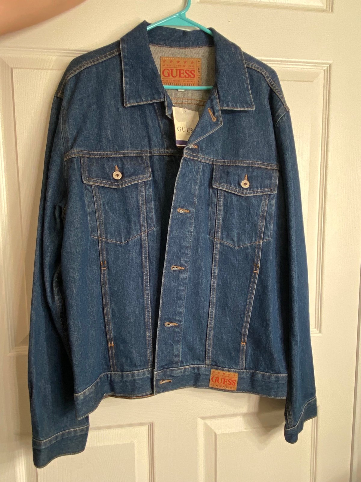 vintage guess jean jacket