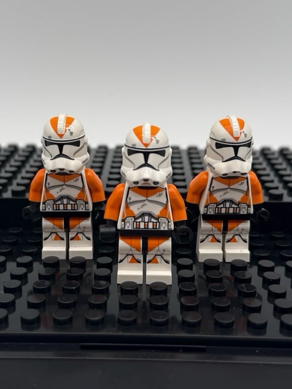LOT OF 3x SW0522 - 212th clone attack battalion trooper - MINT - NO HELMET HOLES