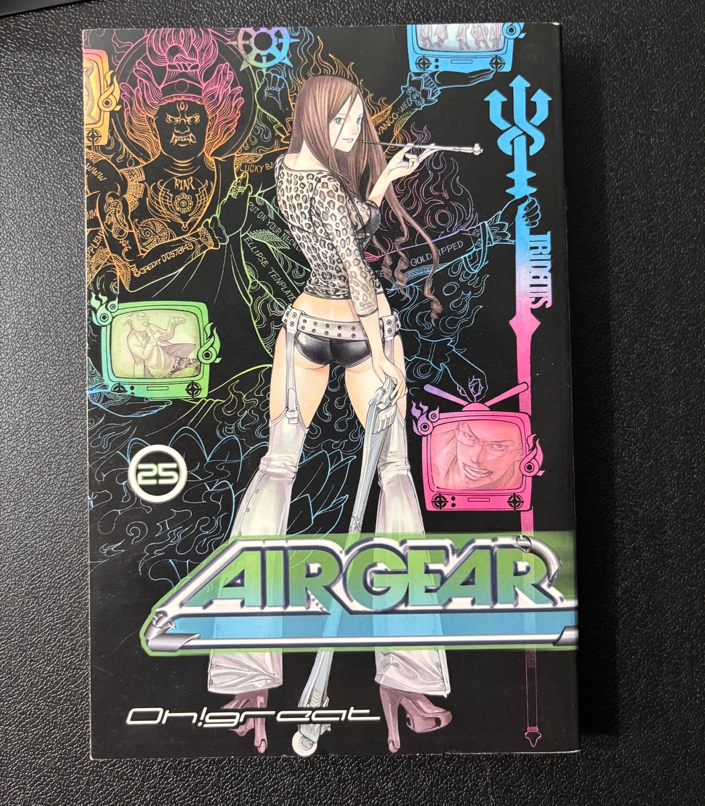 Air Gear manga vol 25 rare oop kodansha READ good condition indent on back cover