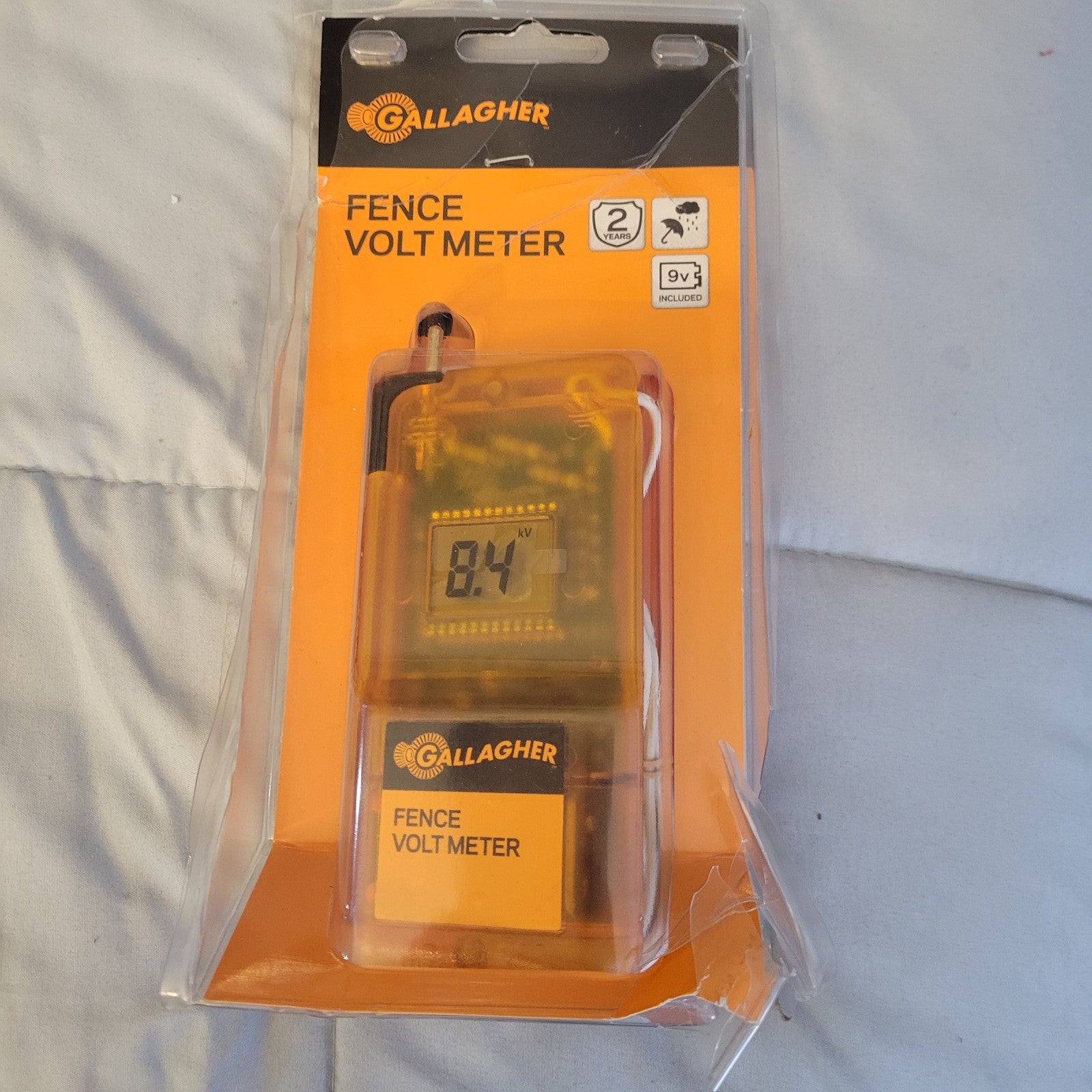 Electric Fence Fencing Tester Gallagher Digital Volt Meter NEW